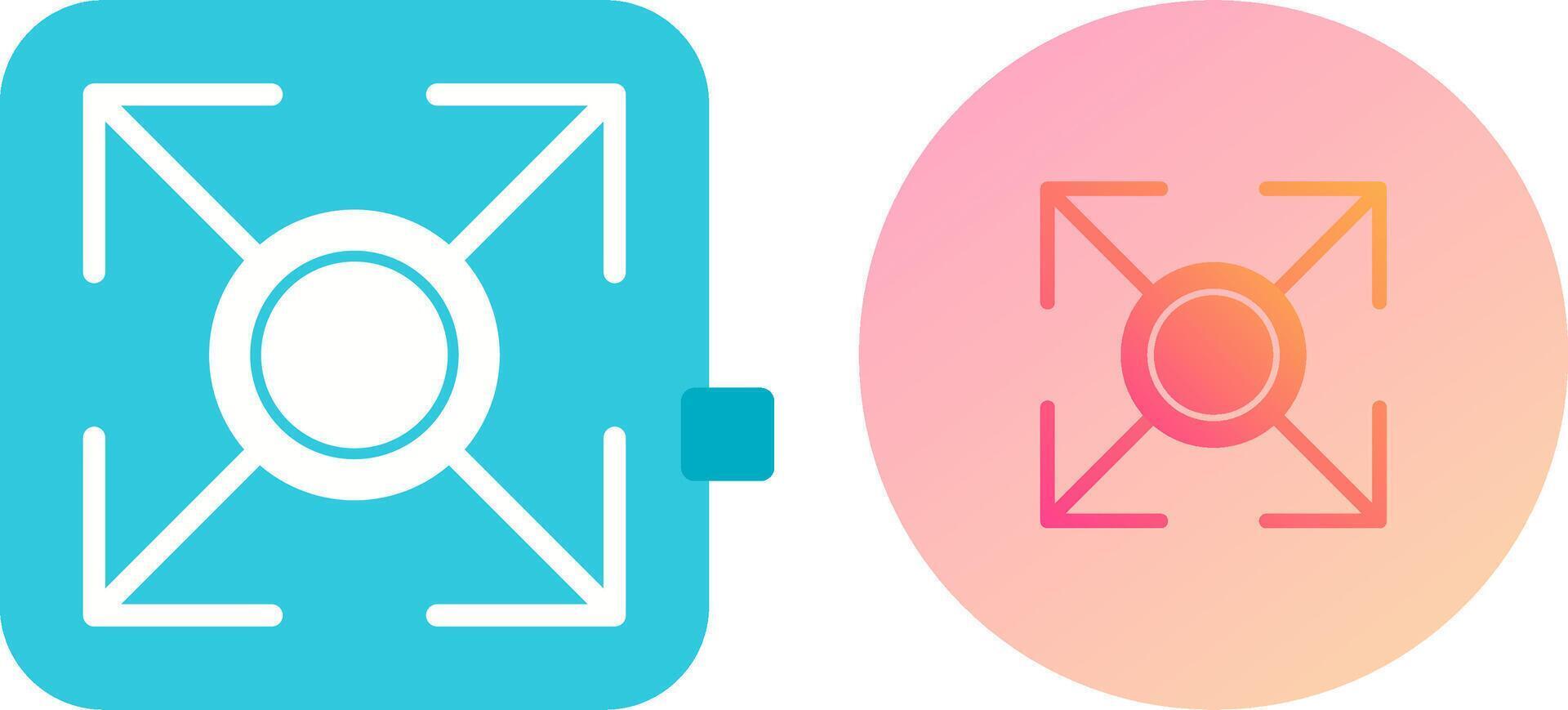 Expand Icon Design vector