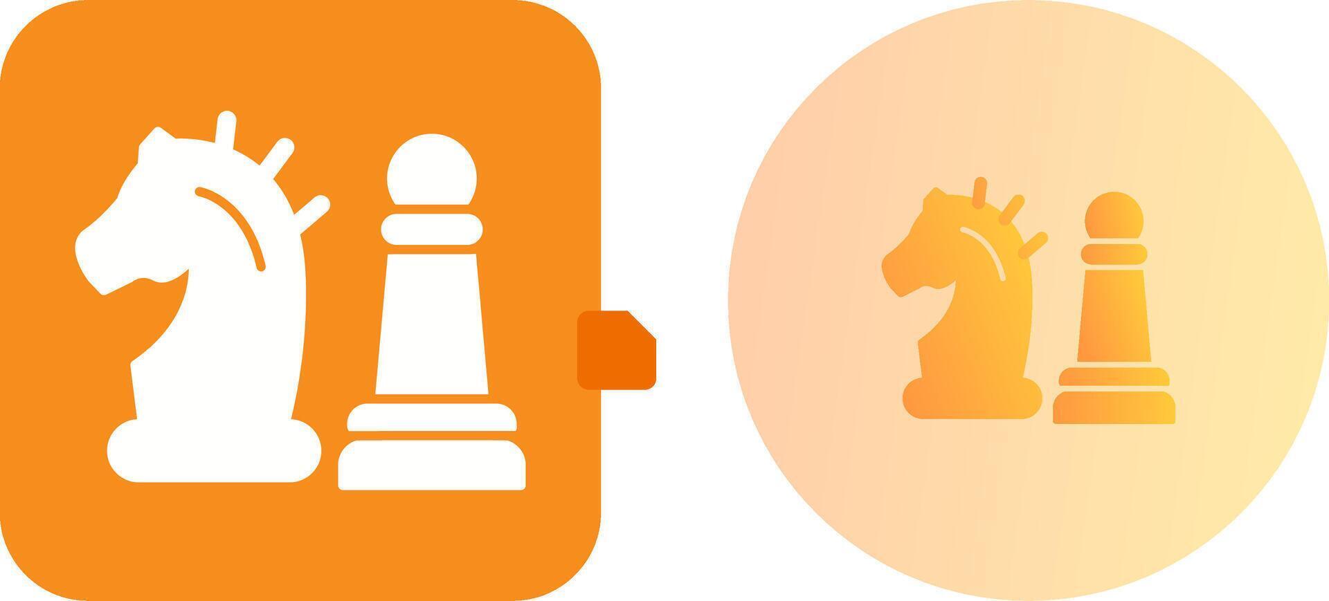 Chess Piece Icon Design vector