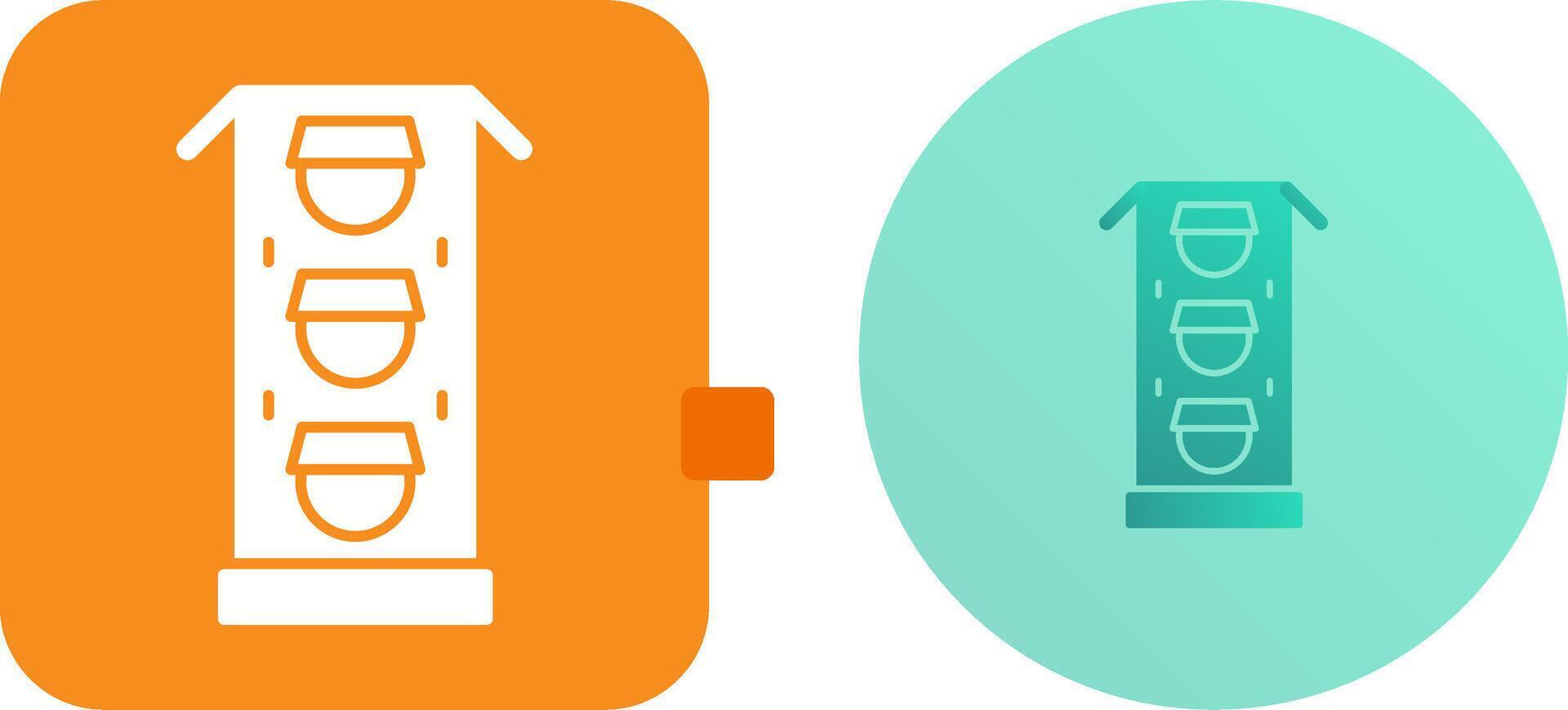 Traffic Lights Icon Design vector