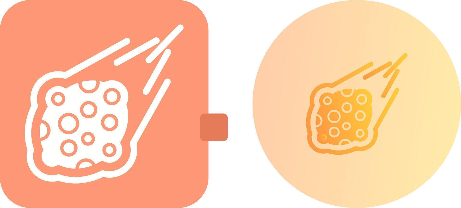 Meteorite Icon Design vector