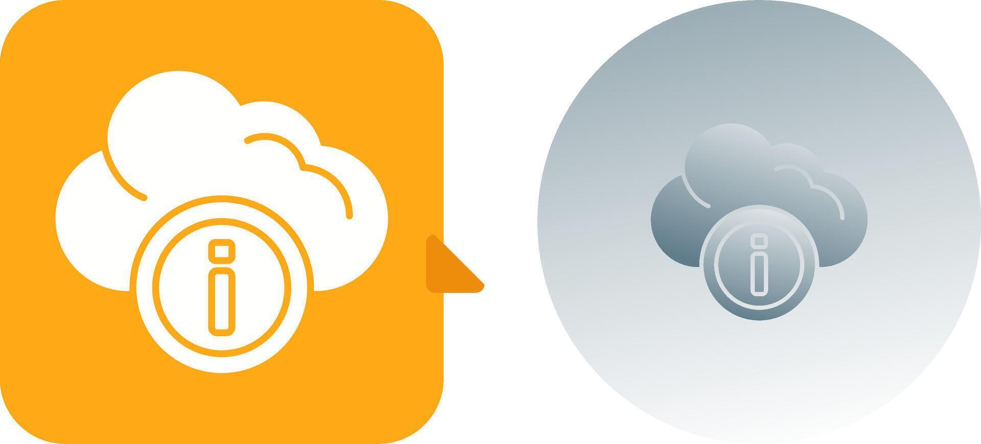Cloud Computing Icon Design vector