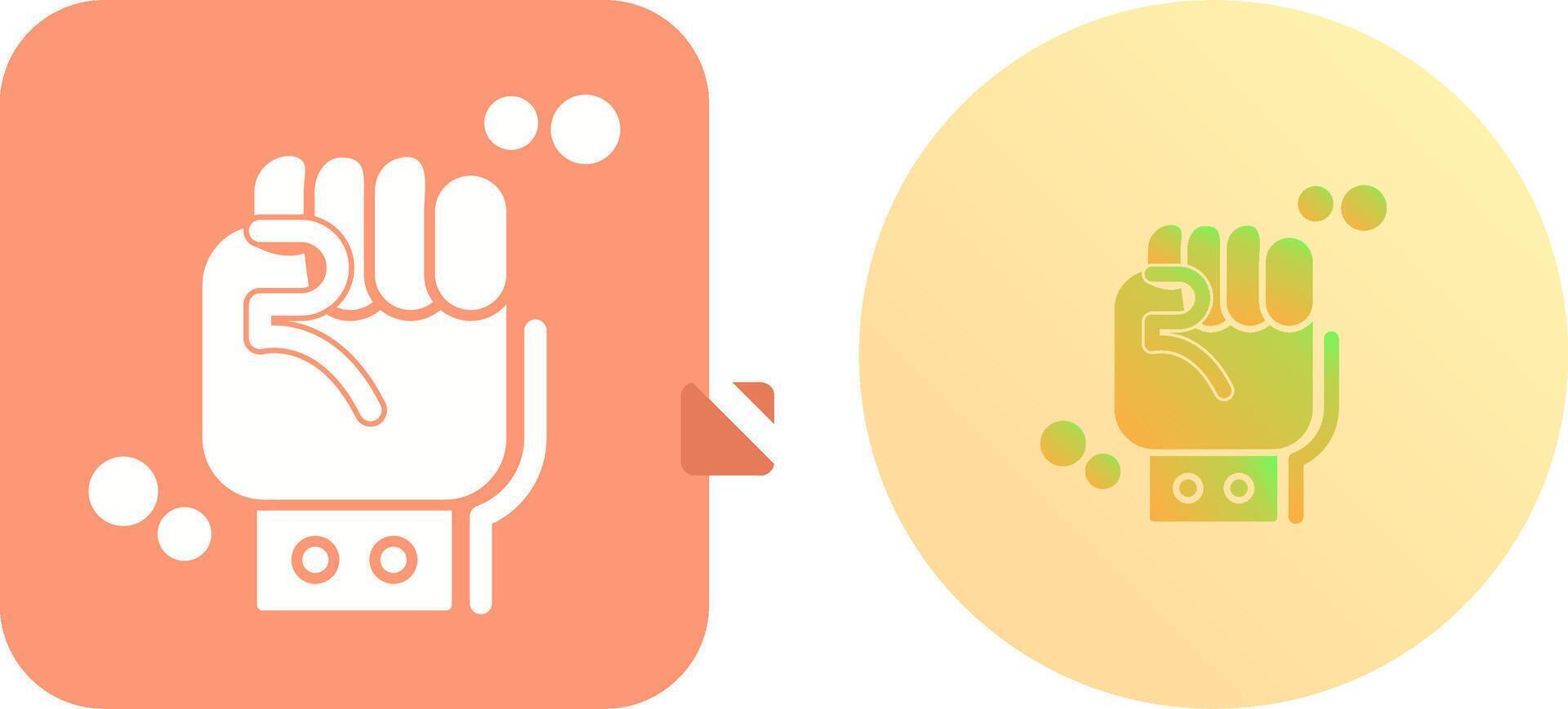 Fist Icon Design vector