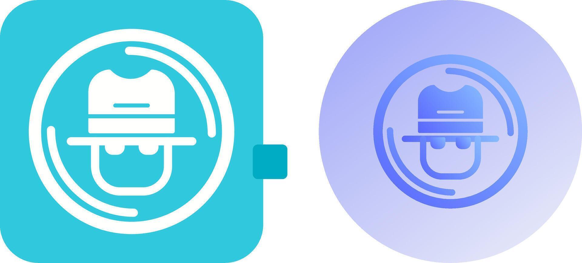 Spy Icon Design vector