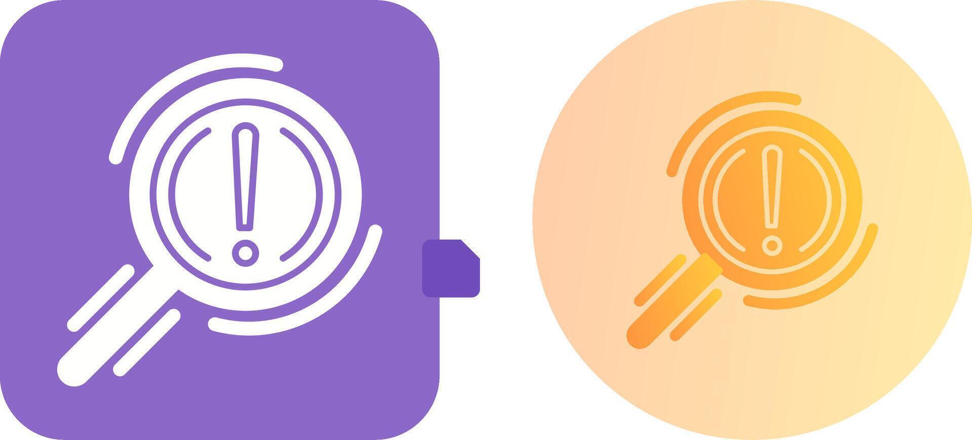 Problem Icon Design vector