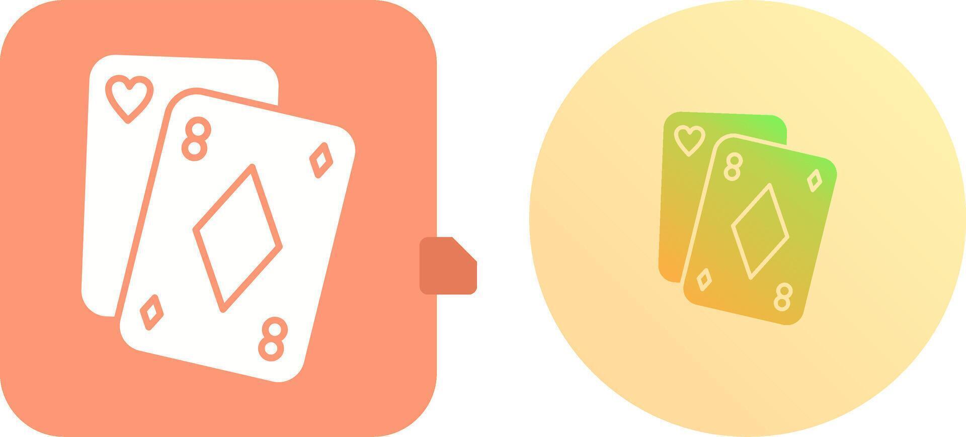 Poker Icon Design vector