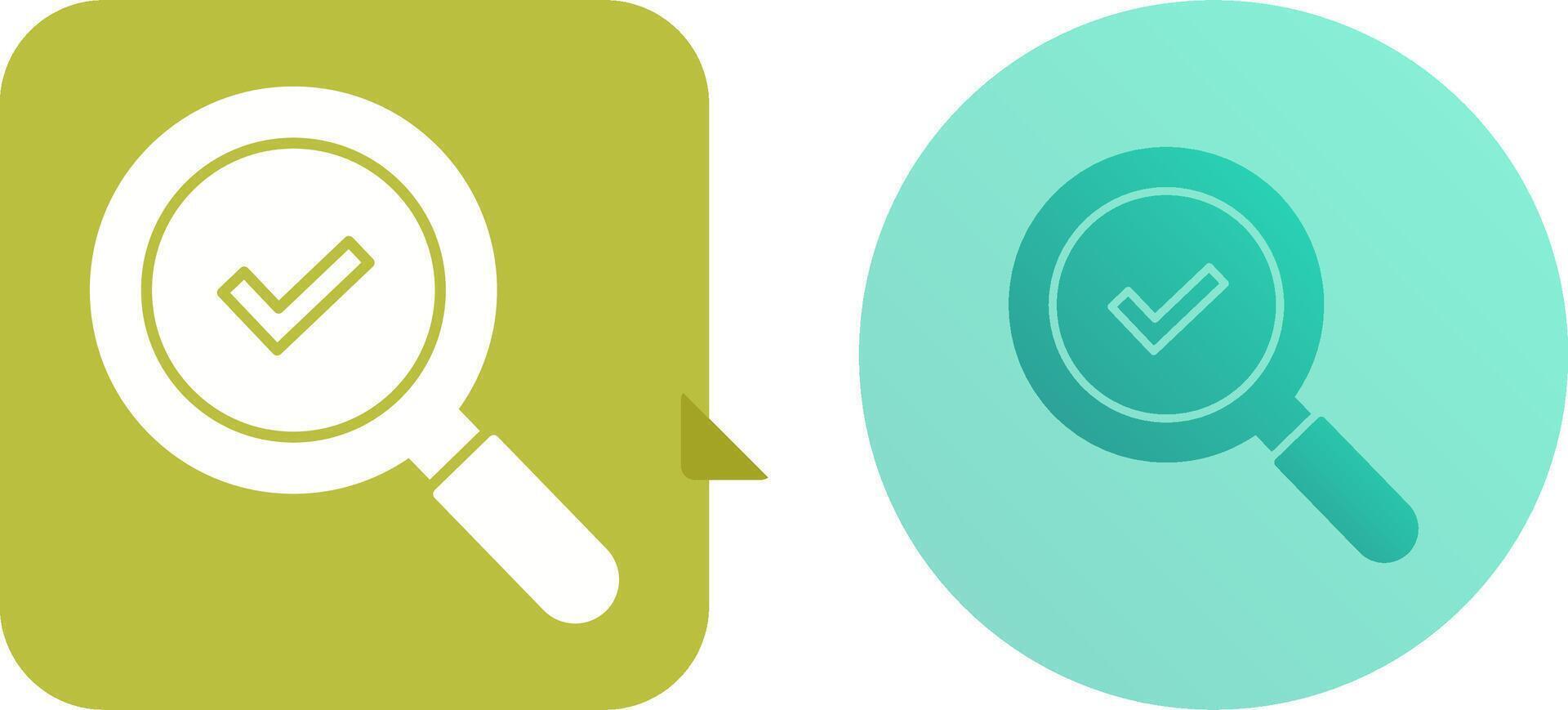 Magnifying Glass Icon Design vector