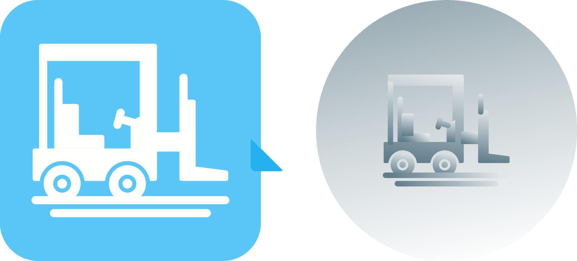 Forklift Icon Design vector