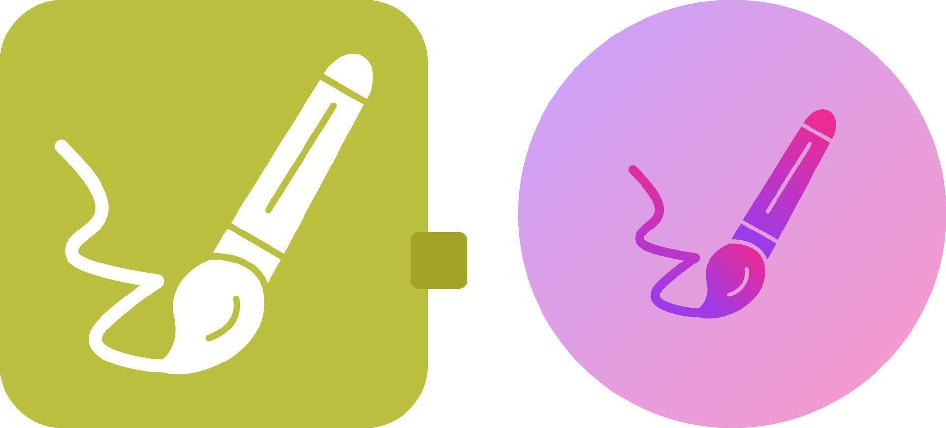 Paint Brush Icon Design vector