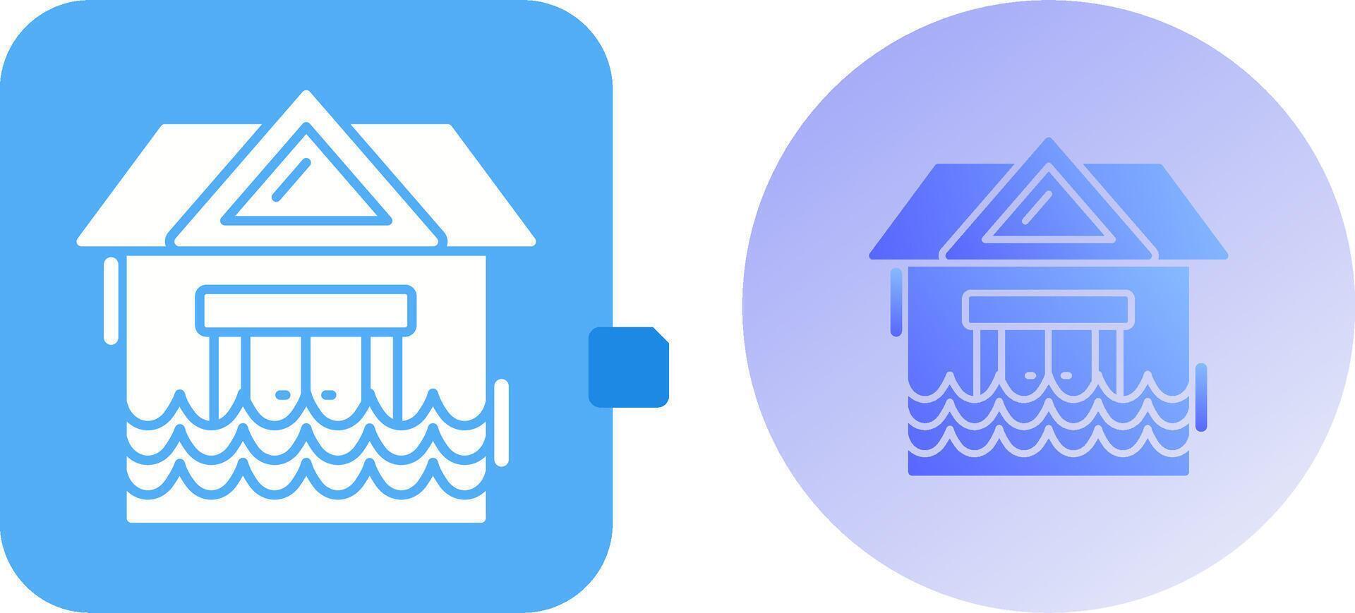 Natural Disaster Icon Design vector