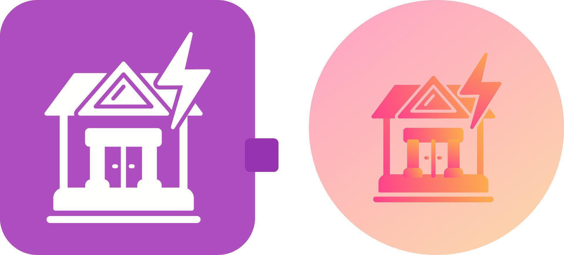 Natural Disaster Icon Design vector