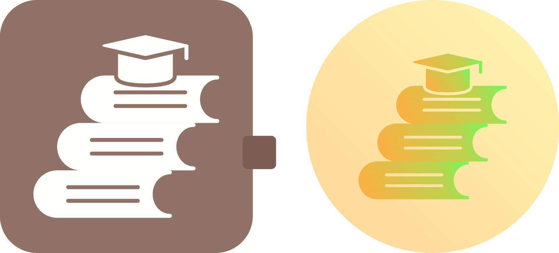 Books Icon Design vector
