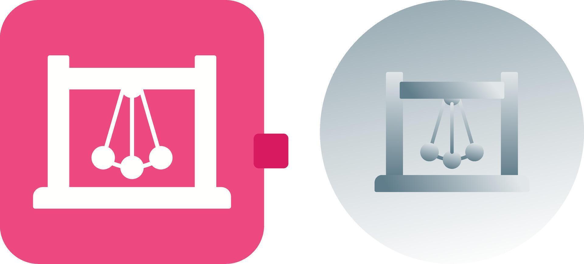 Pendulum Icon Design vector