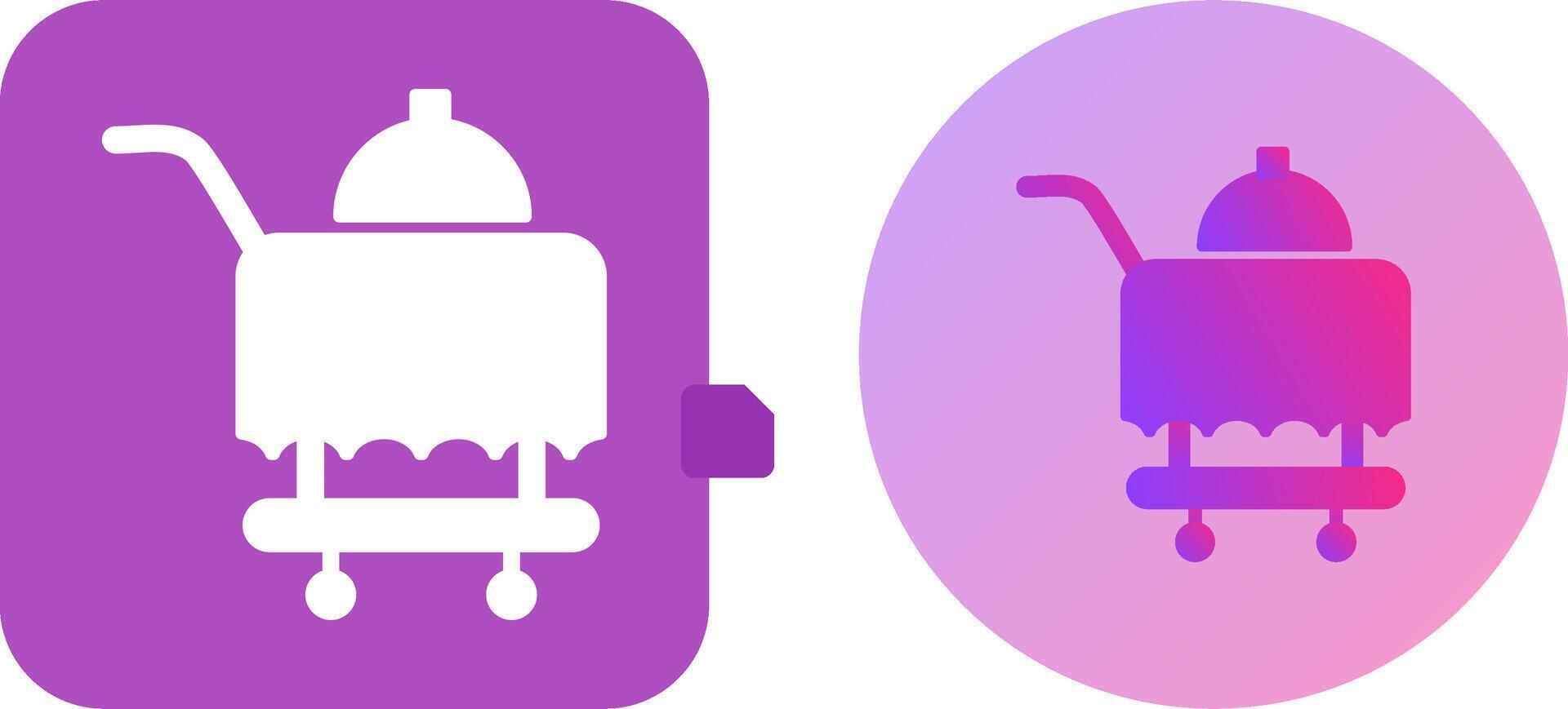 Room Service Icon Design vector