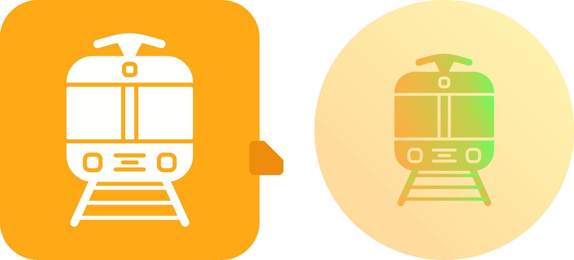 Tram Icon Design vector