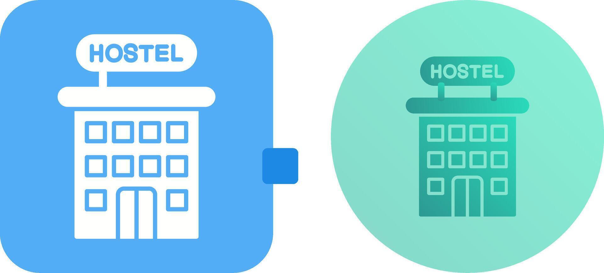 Hostel Icon Design vector
