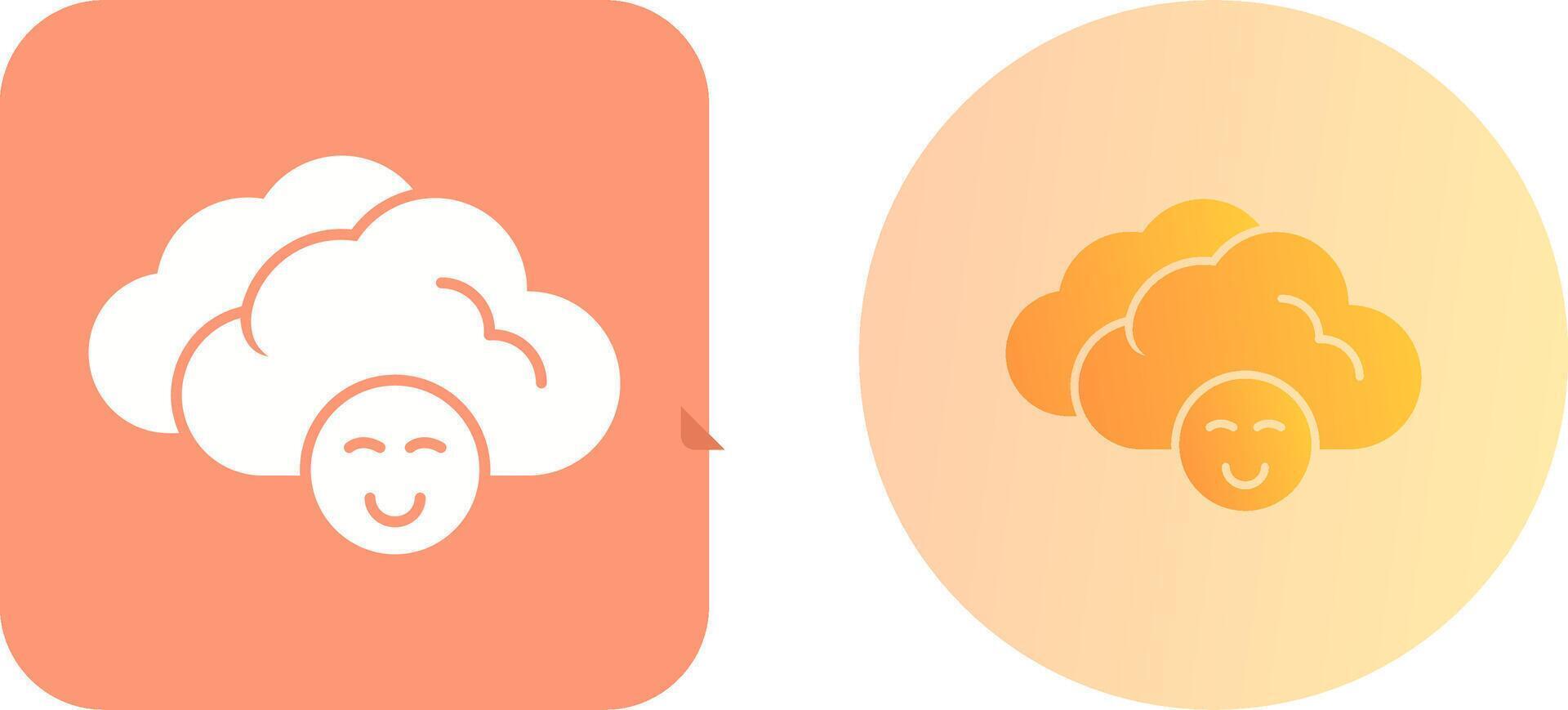 Cloudy Icon Design vector