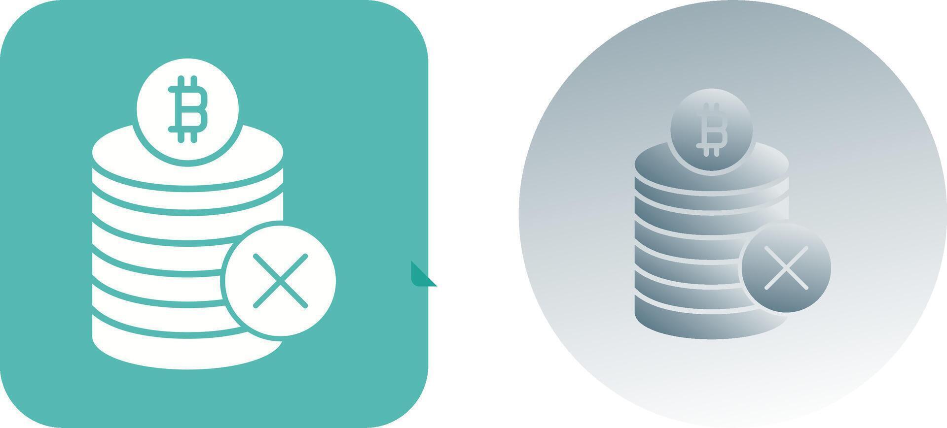 Not Accepted Icon Design vector