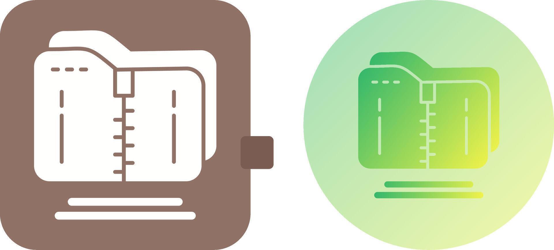 Compressed Icon Design vector