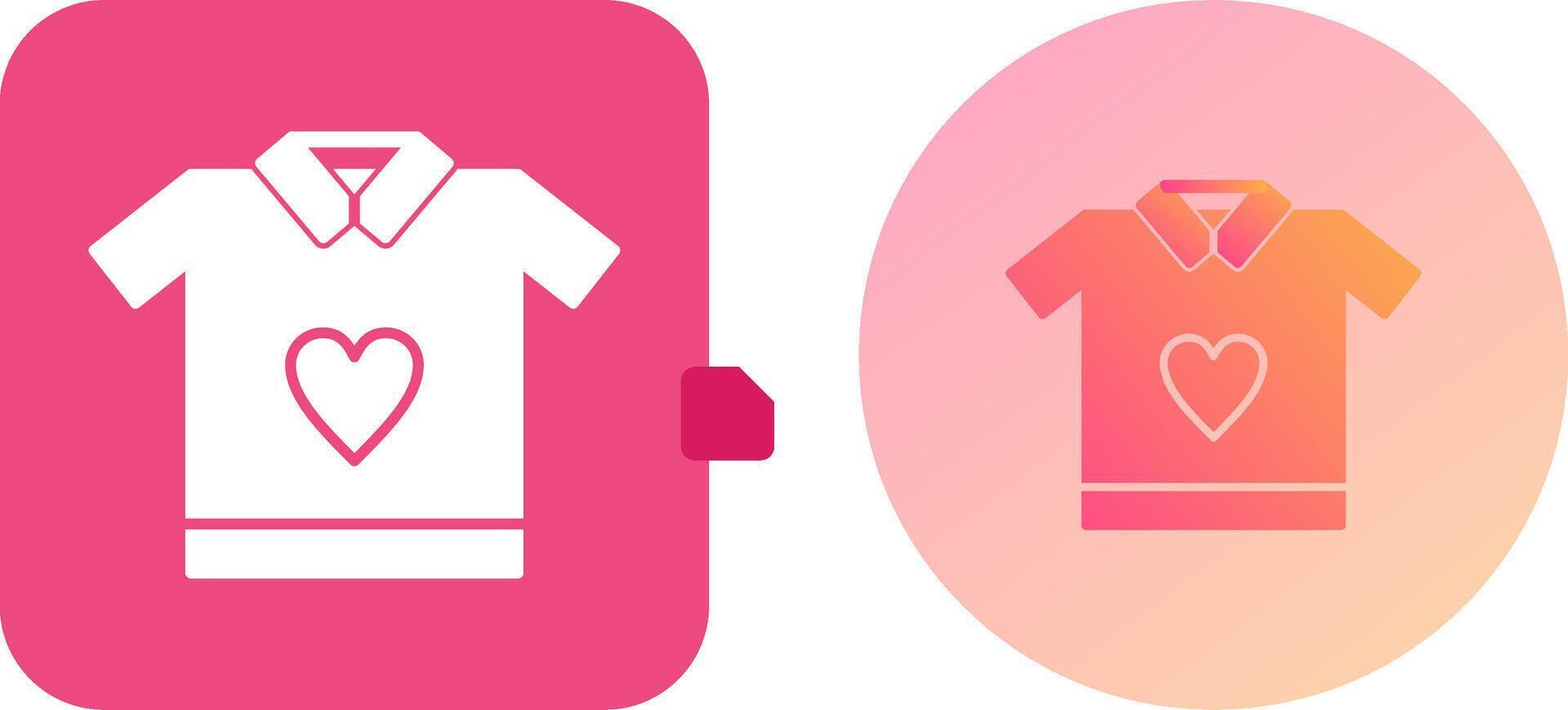 T Shirt Icon Design vector