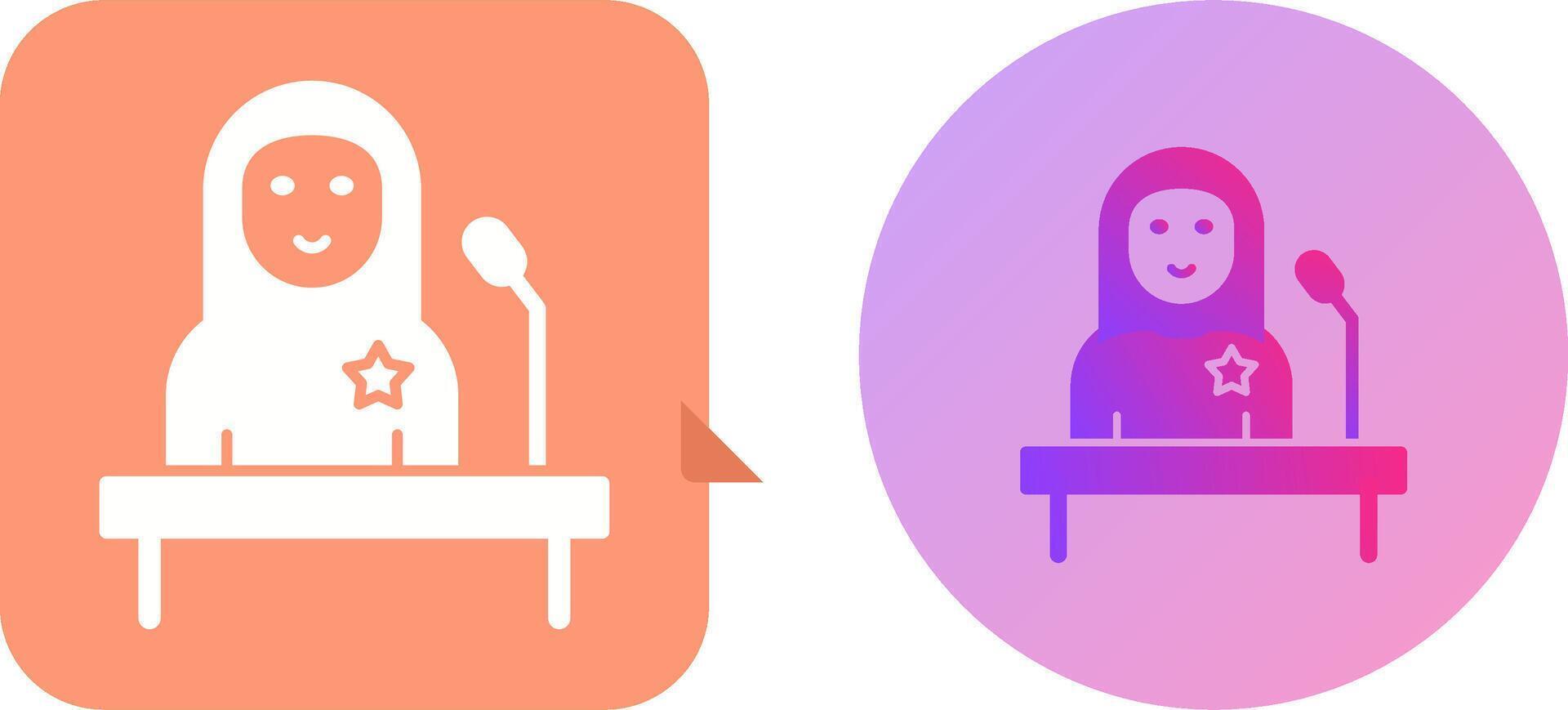 Candidate Icon Design vector
