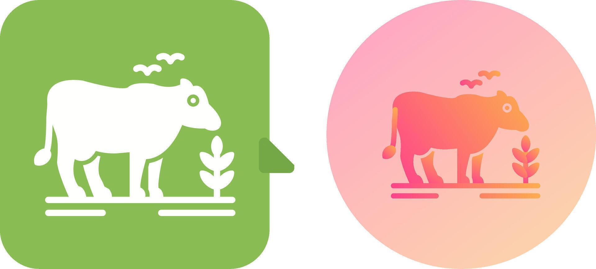 Cattle Icon Design vector