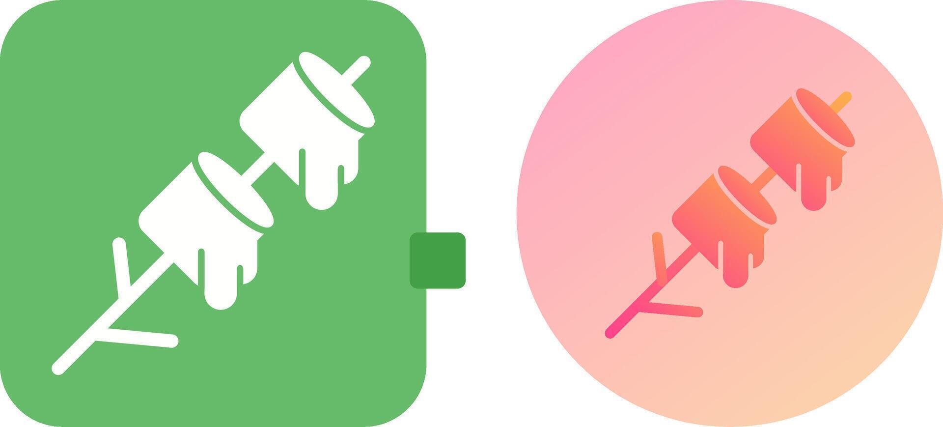 Marshmallows Icon Design vector