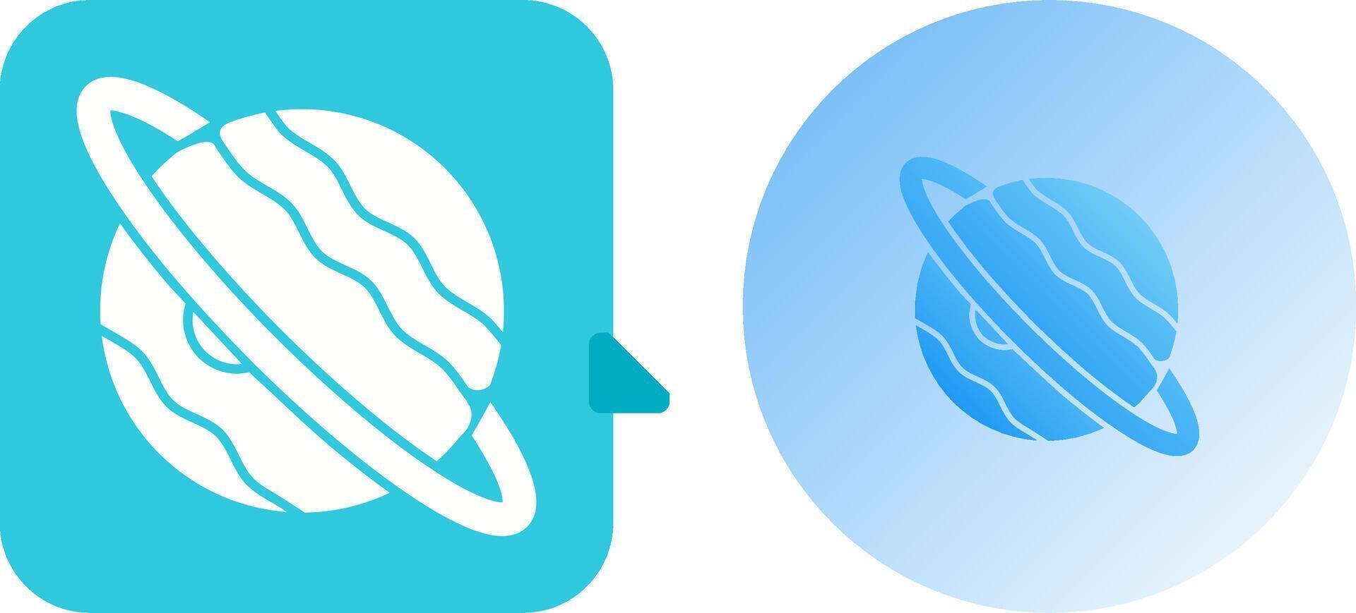 Planet Icon Design vector