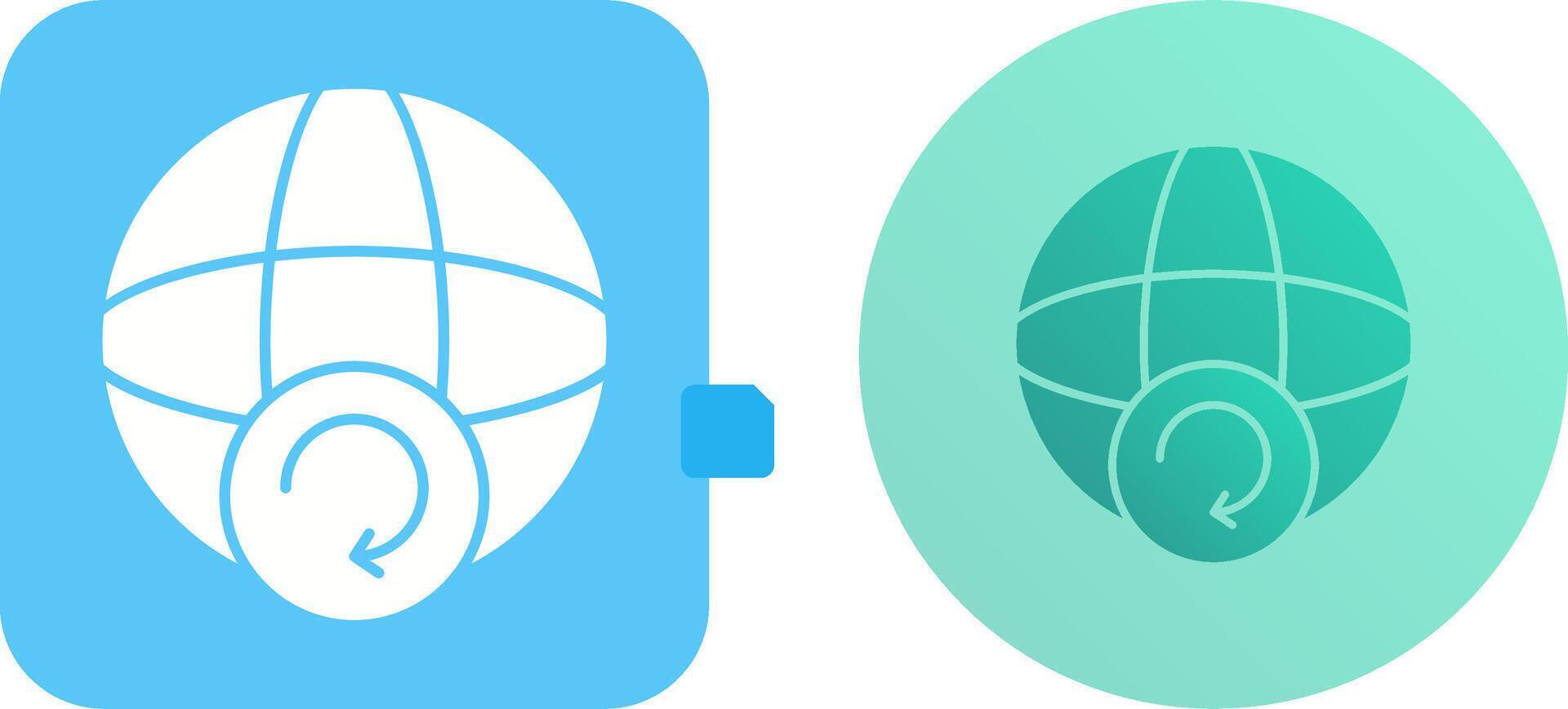 Earth Icon Design vector