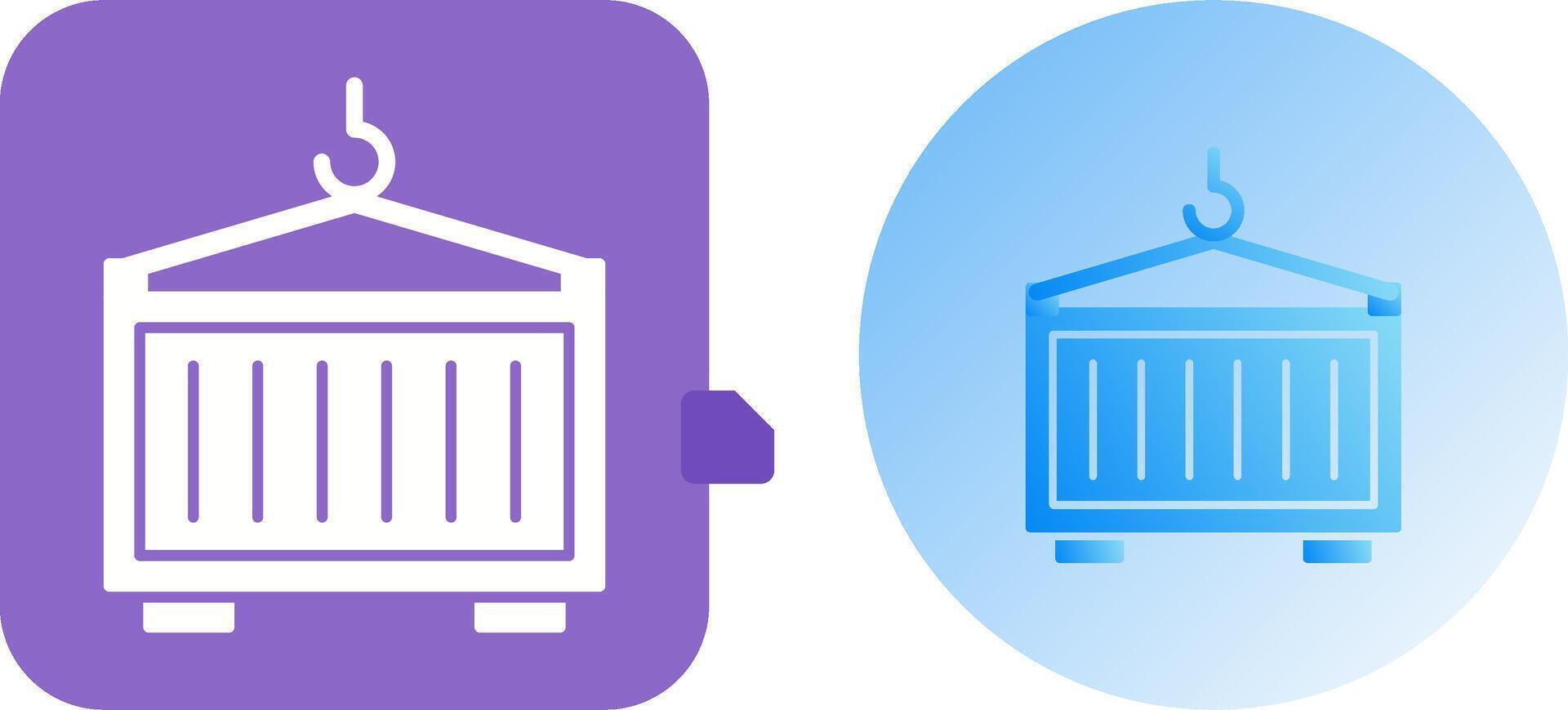 Container Icon Design vector