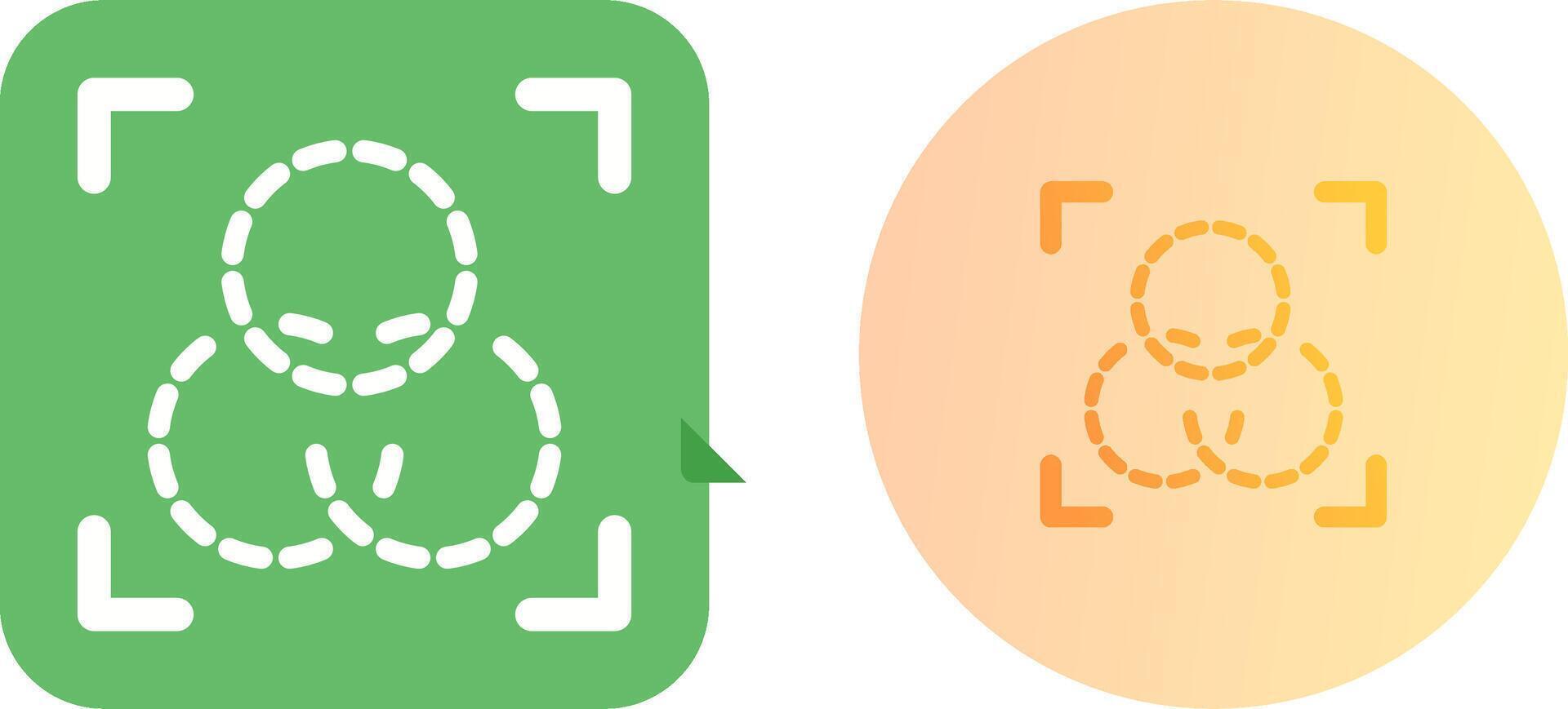 Intersection Icon Design vector