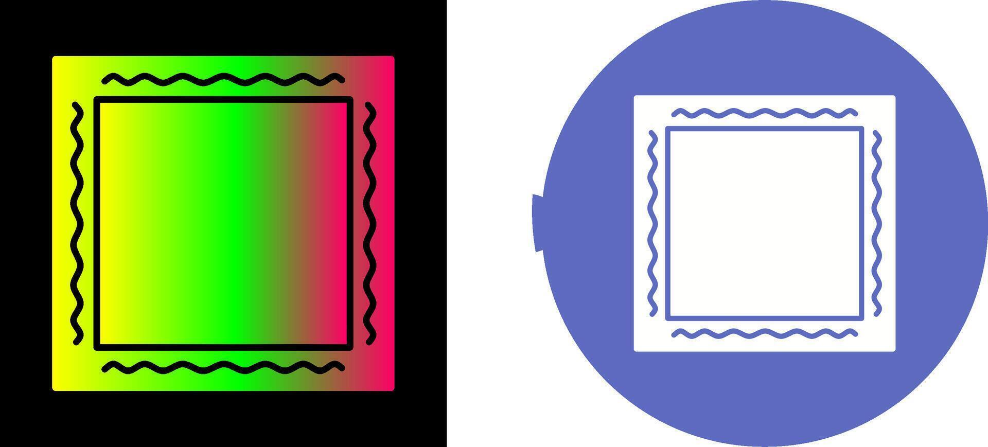 Unique Frame Icon Design vector
