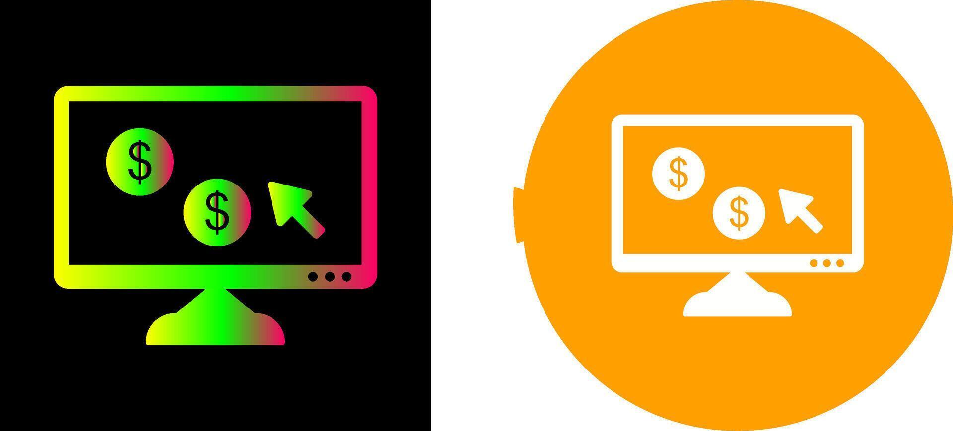 Unique Pay Per Click Icon Design vector