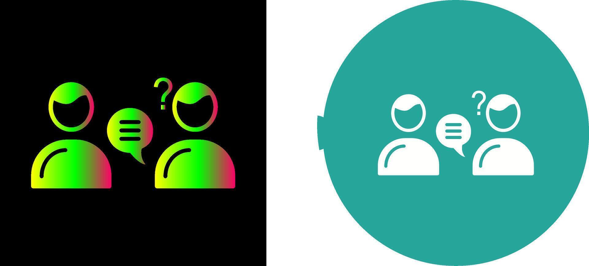 Unique Consulting Services Icon Design vector