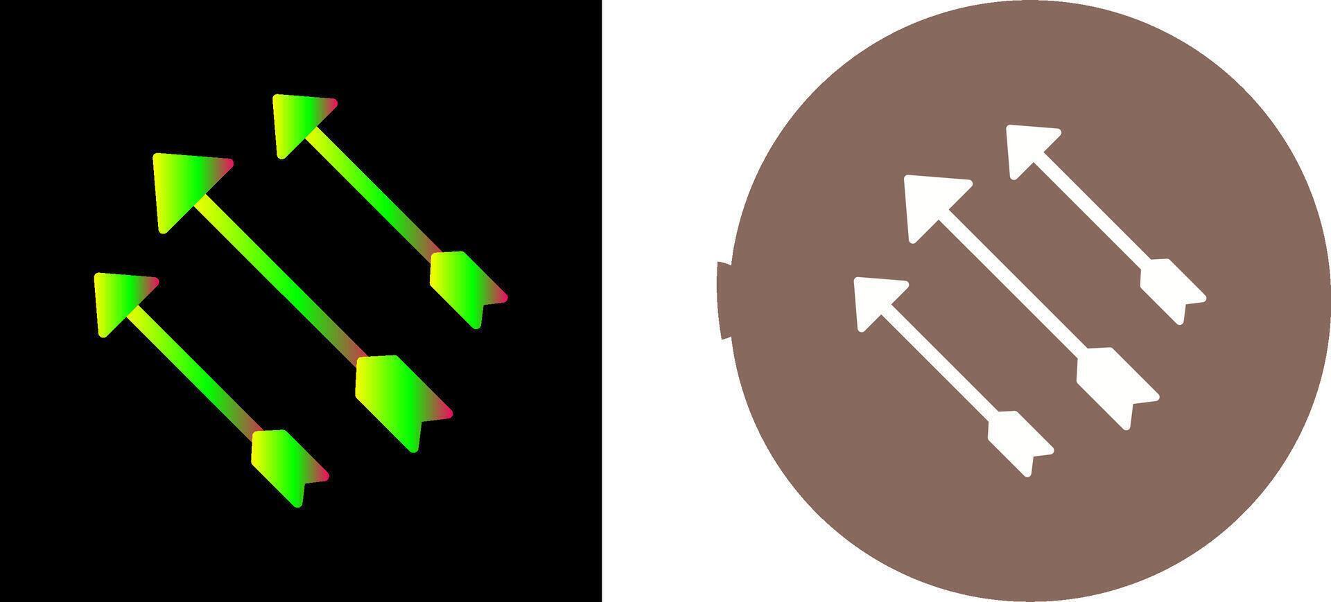 Unique Arrows Icon Design vector