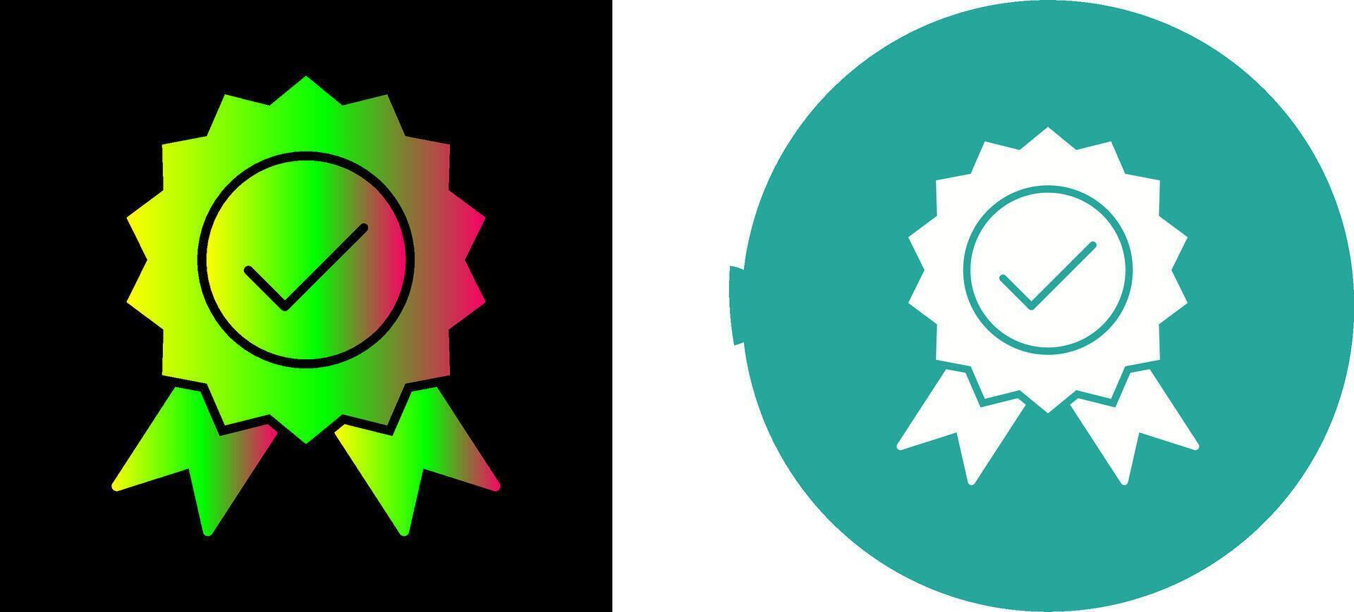 Unique Quality Control Icon Design vector