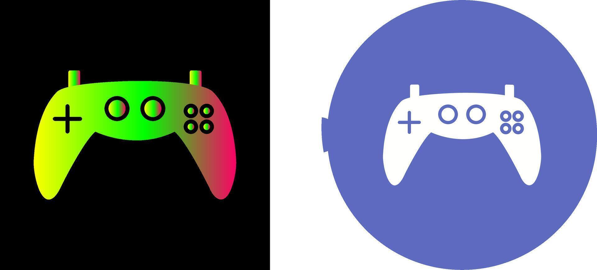 Unique Gaming Console Icon Design vector