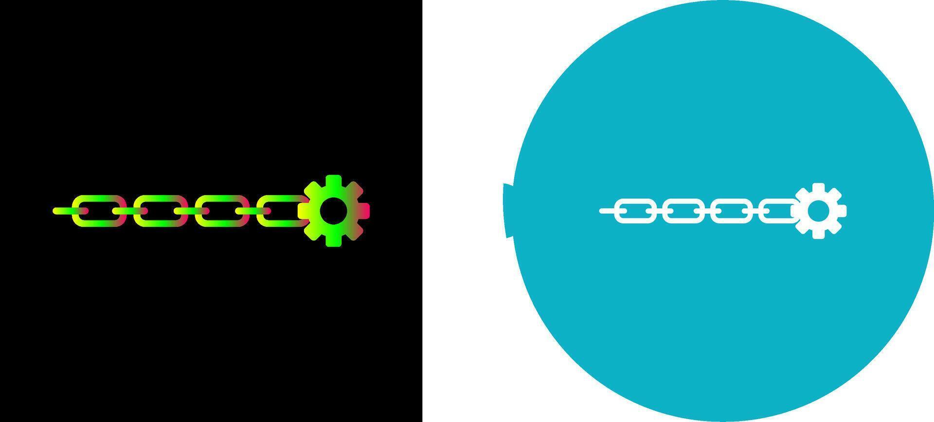 Unique Link Sales Icon Design vector