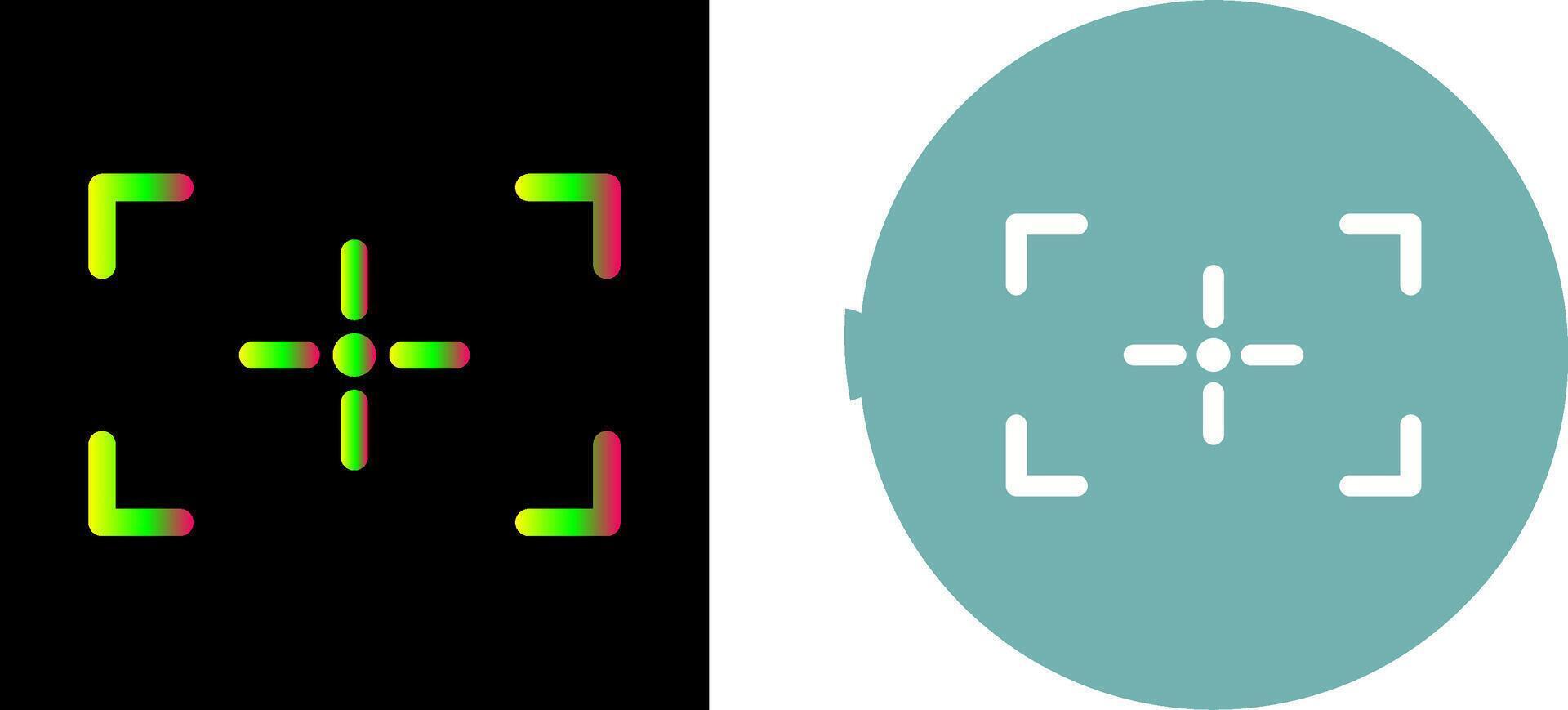 Unique Focus Icon Design vector