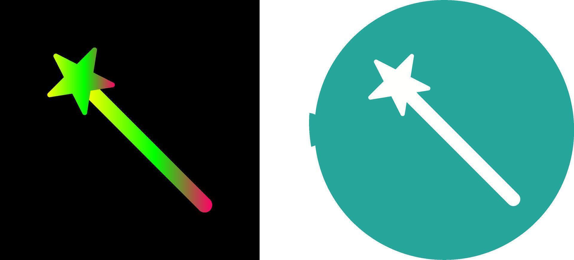 Unique Magic Icon Design vector