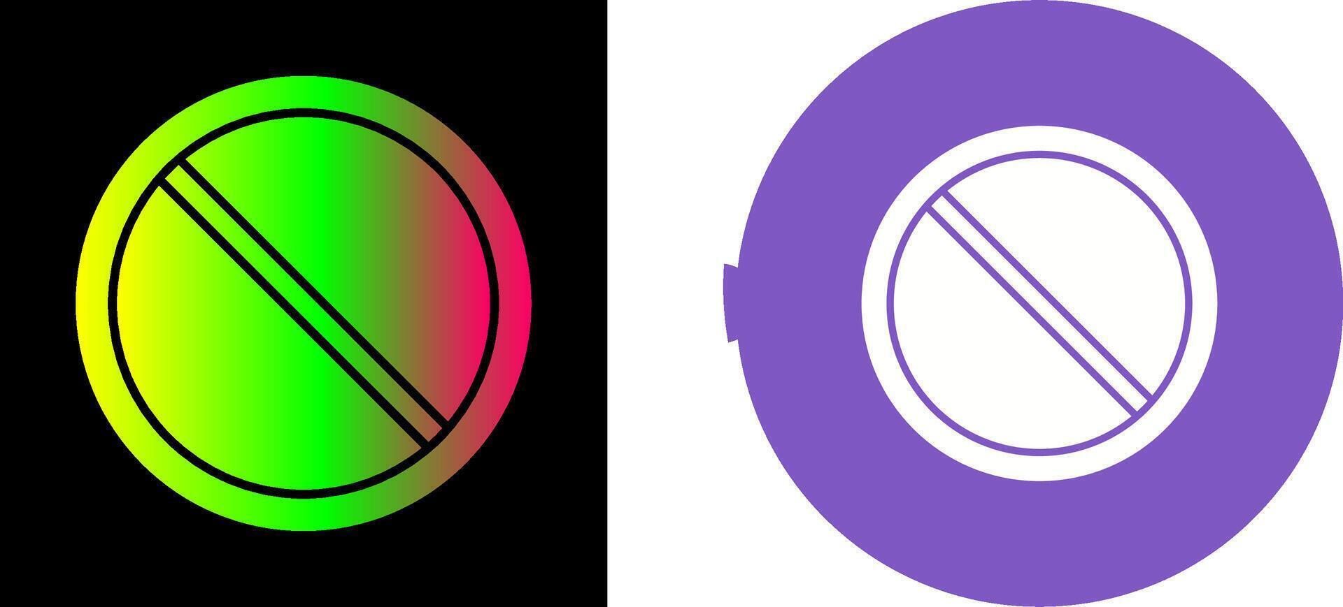 Prohibited Icon Design vector