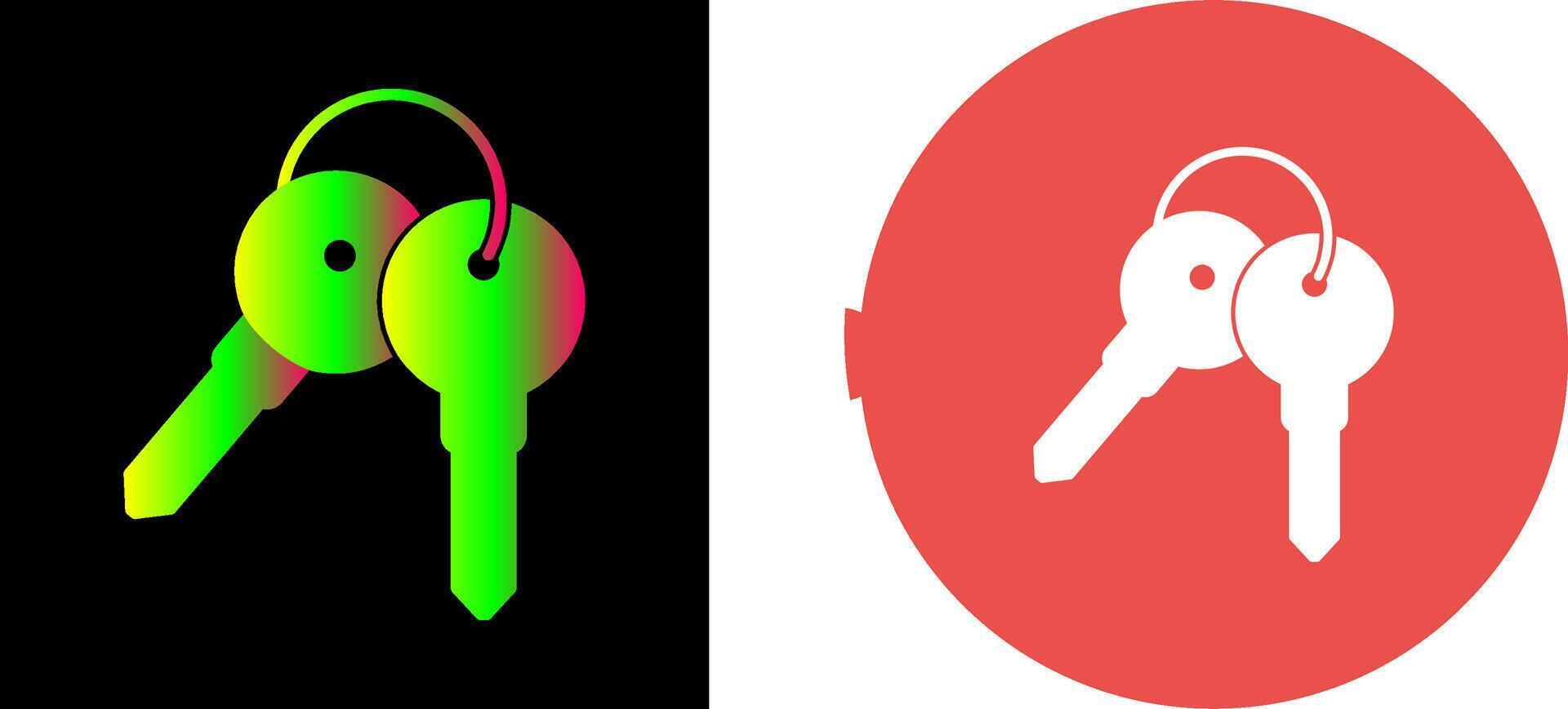 Keys Icon Design vector