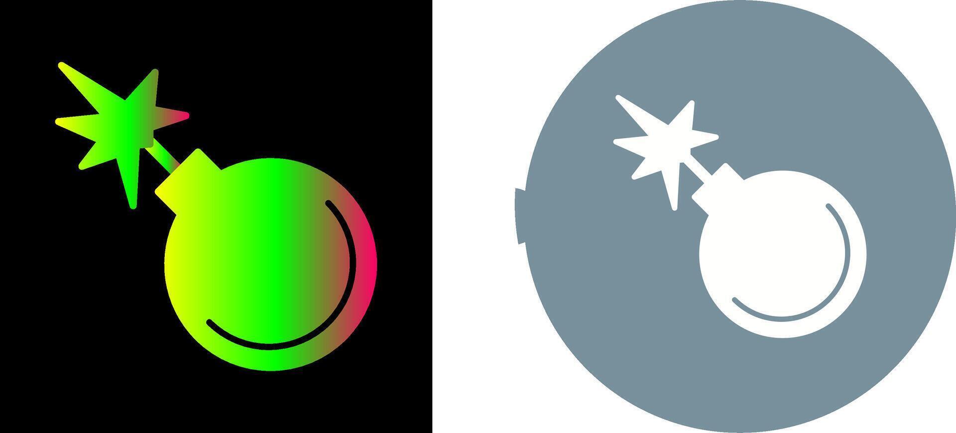 Danger of Explosion Icon Design vector