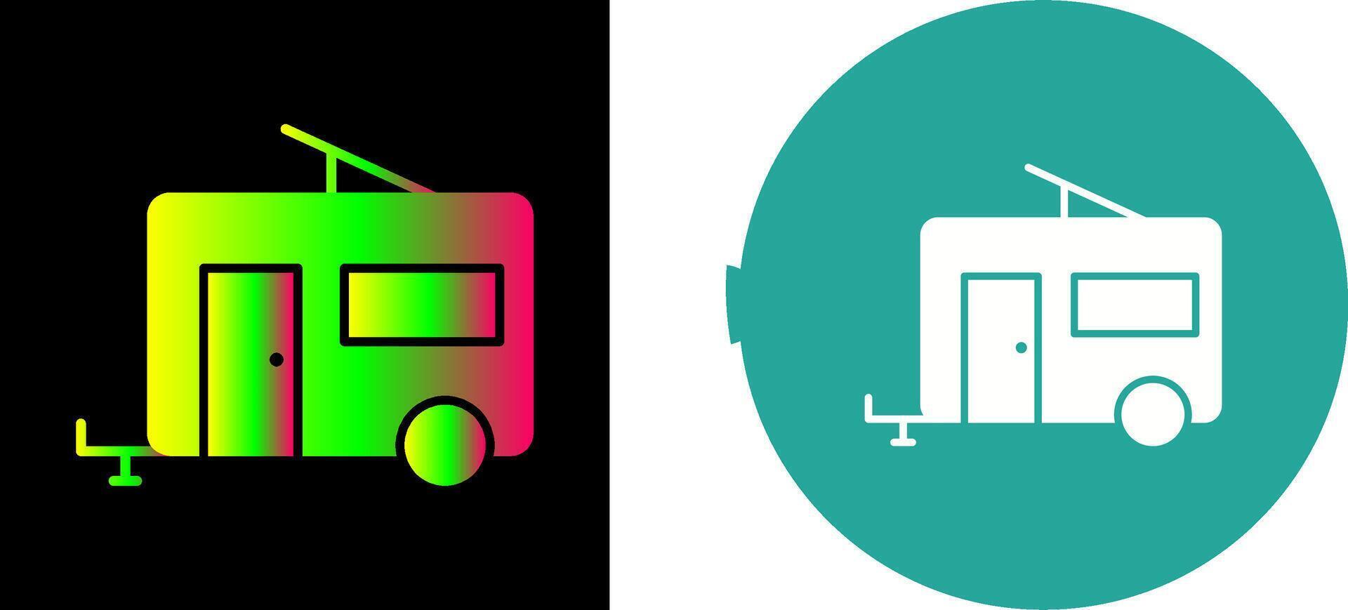 Trailer Icon Design vector