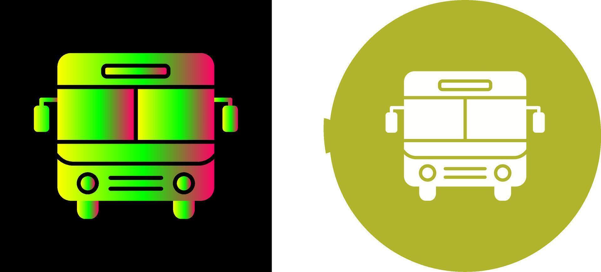 Bus Icon Design vector