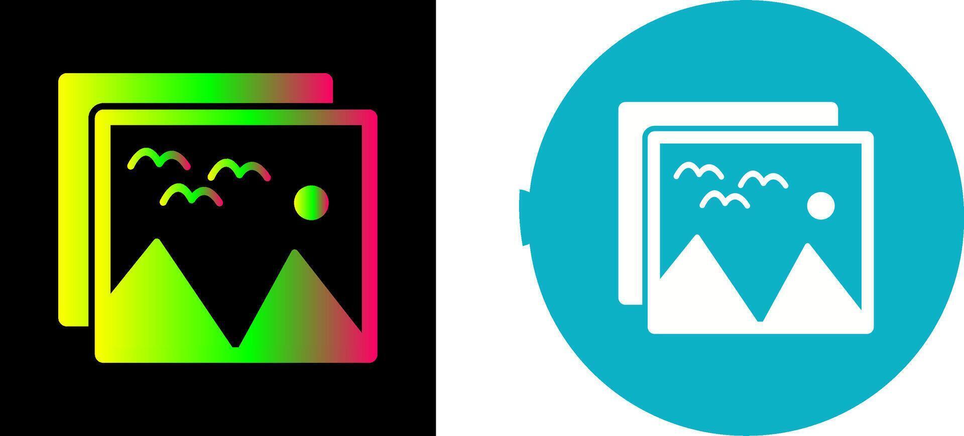 Pictures Icon Design vector