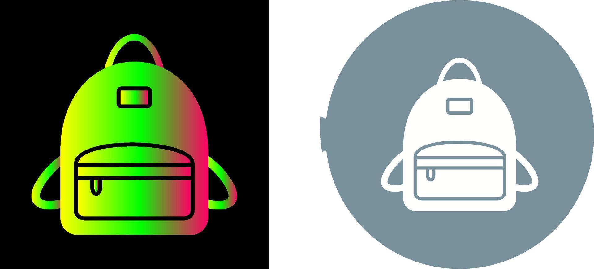 Bag Pack Icon Design vector