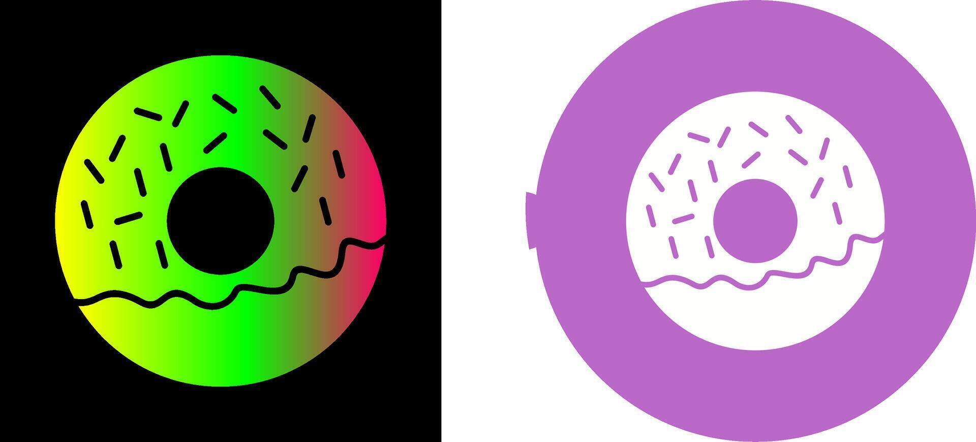 Doughnut Icon Design vector