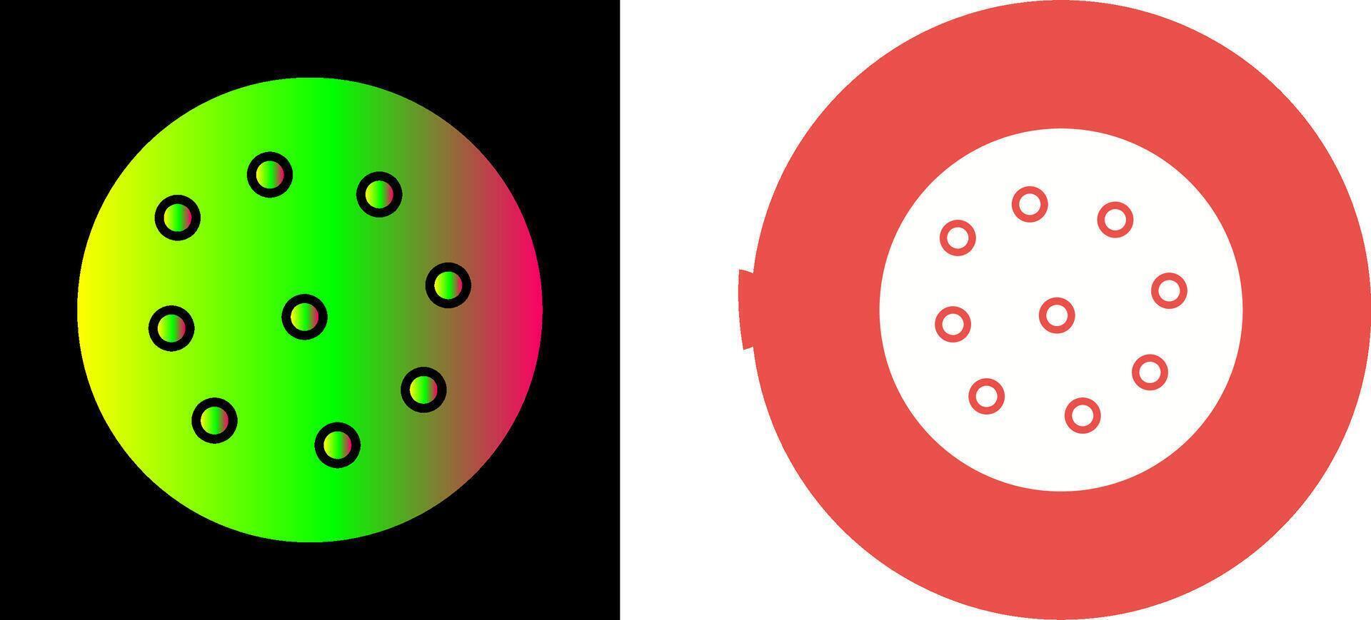 Cookie Icon Design vector