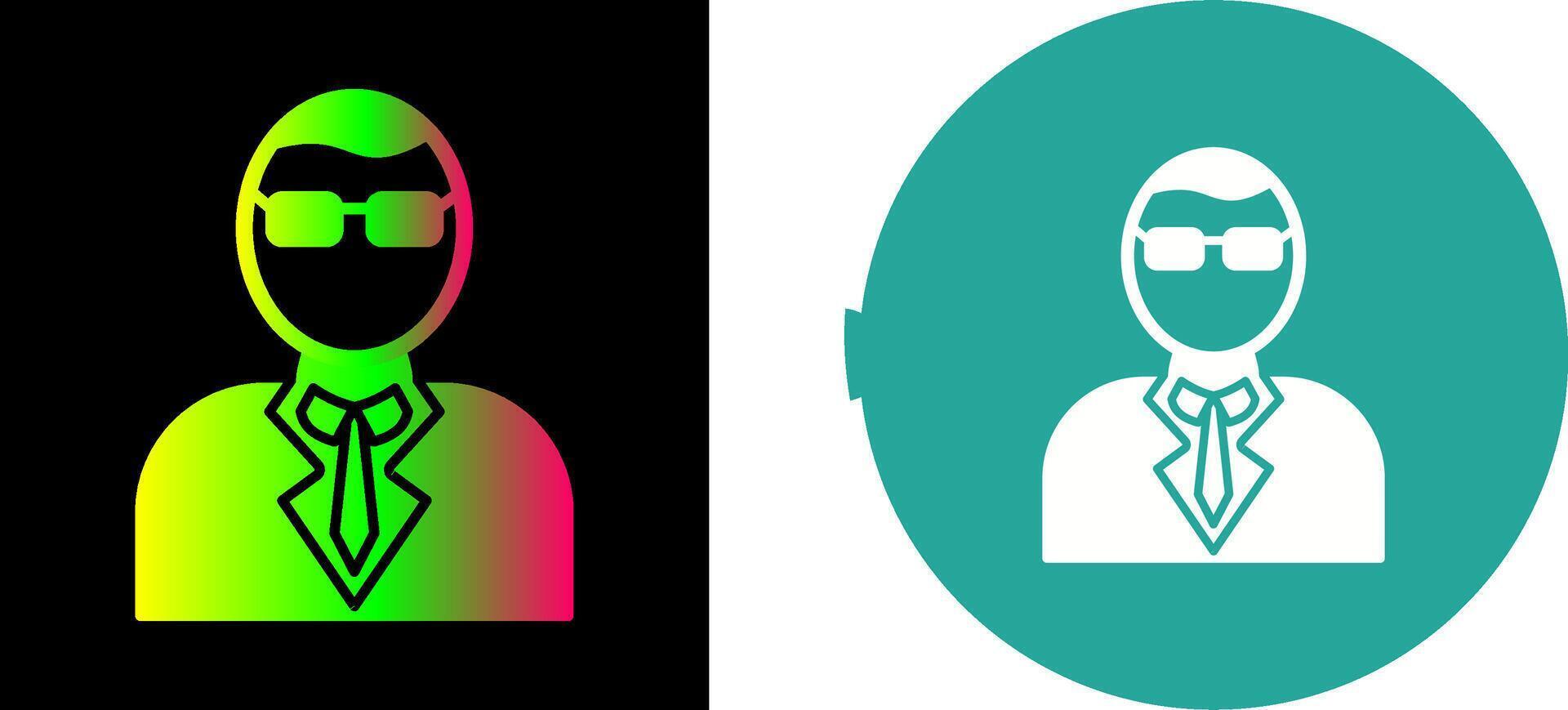 Casino Manager Icon Design vector