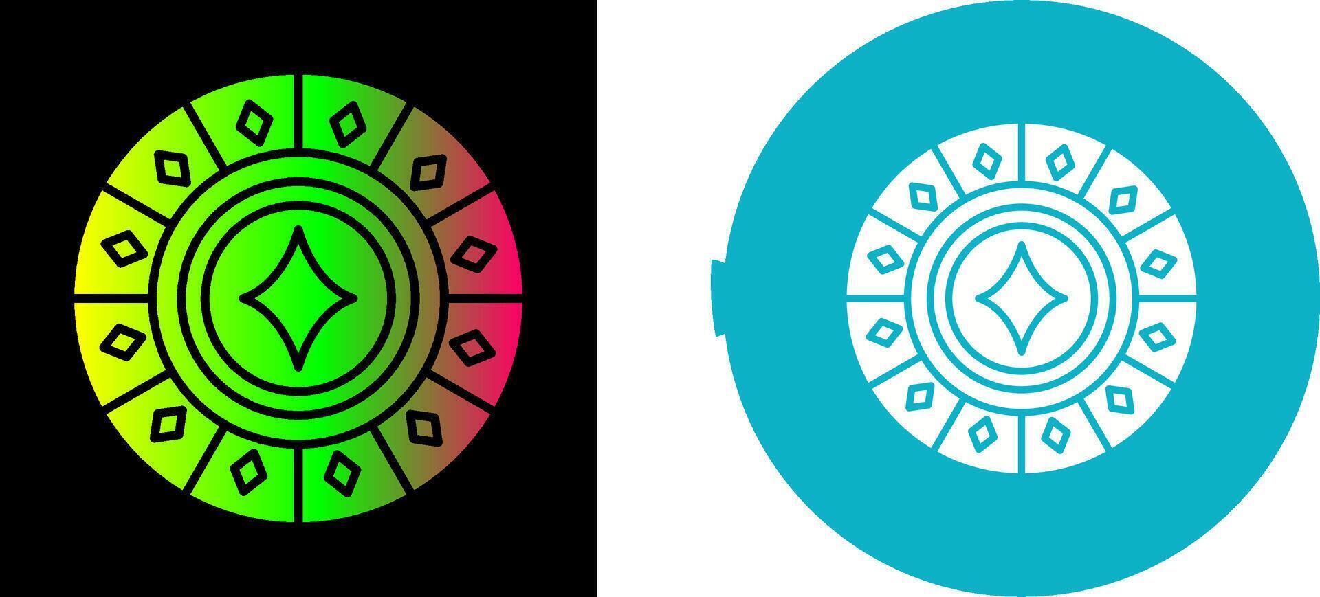 Diamond Chip Icon Design vector